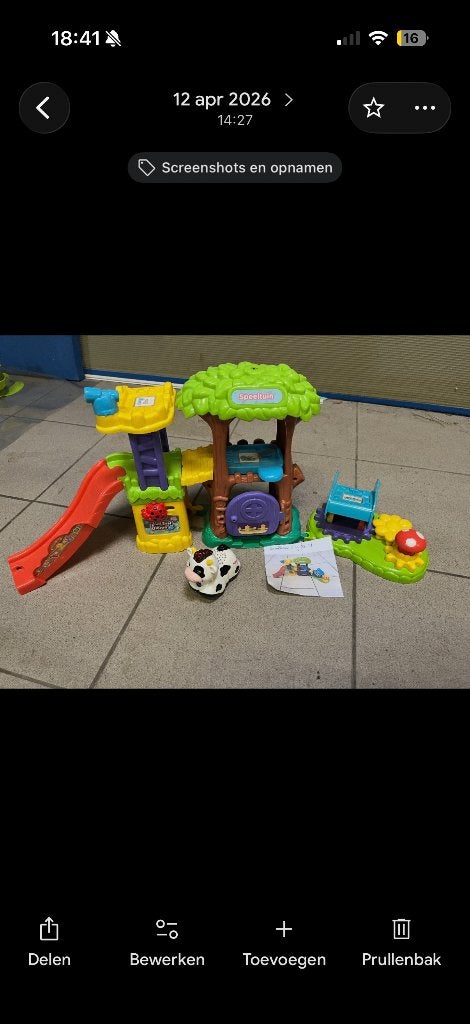 Vtech zoef zoef speeltuin, Ophalen, Zo goed als nieuw, 2 tot 4 jaar
