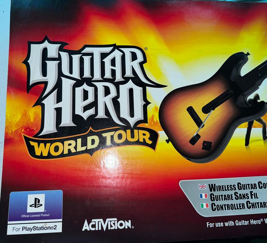 Guitar hero World tour Playstation 2, Enlèvement, Neuf