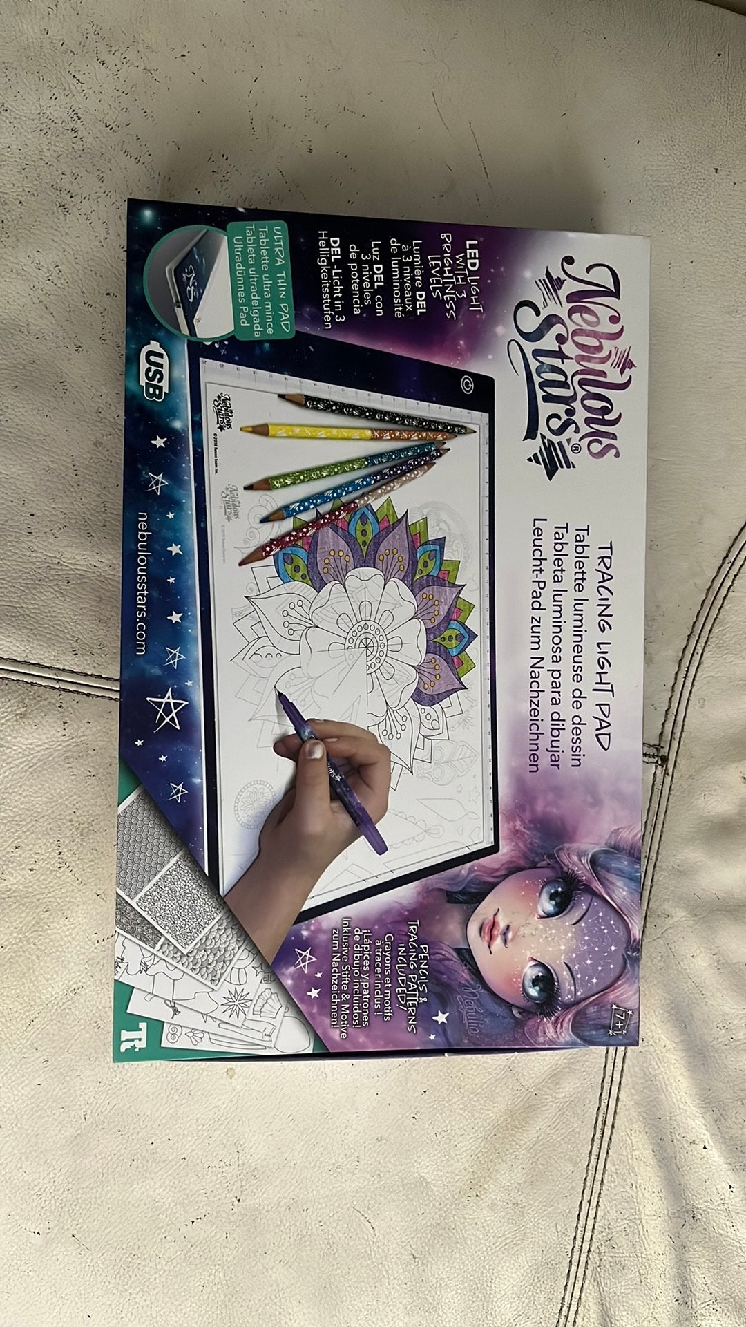 Tracing light pad nebulous stars, Ophalen, Zo goed als nieuw