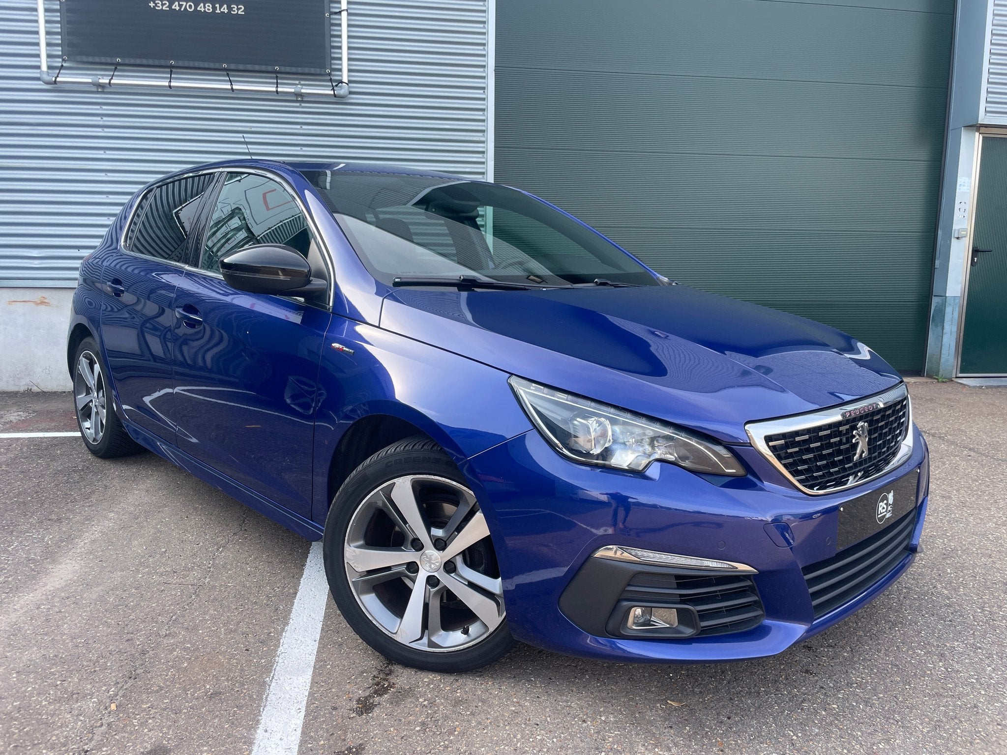 Peugeot 308 1.2i/130pk/GT-Line/Full Optie/Gekeurd, Auto's, Voorwielaandrijving, Gebruikt, 1199 cc, Blauw