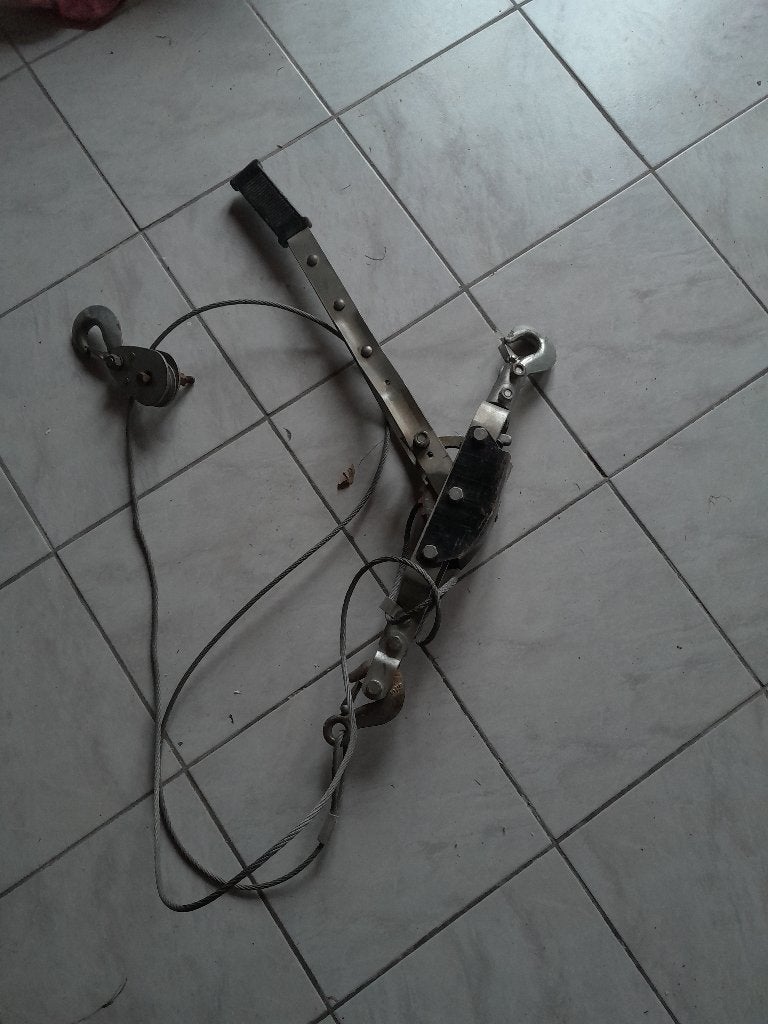 Lier, kabeltrekker, tire-fort, Enlèvement, Utilisé