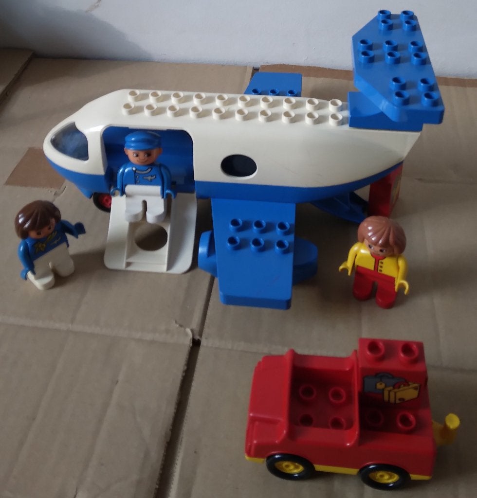 Jumbo Jet Set - Duplo (Town) #2678 (1993), Kinderen en Baby's, Speelgoed | Duplo en Lego, Ophalen, Gebruikt, Compleet, Duplo