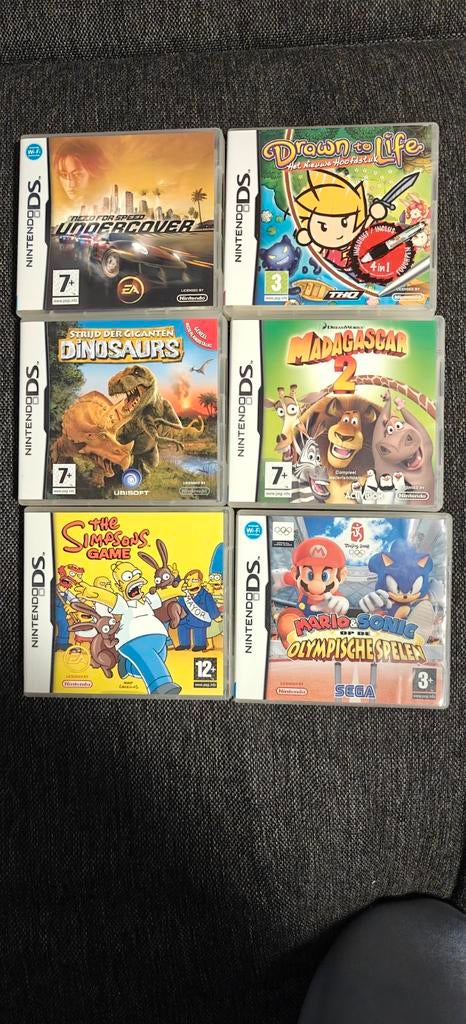 6 Nintendo DS games plus 30 extra !, Enlèvement ou Envoi, Course et Pilotage, À partir de 12 ans