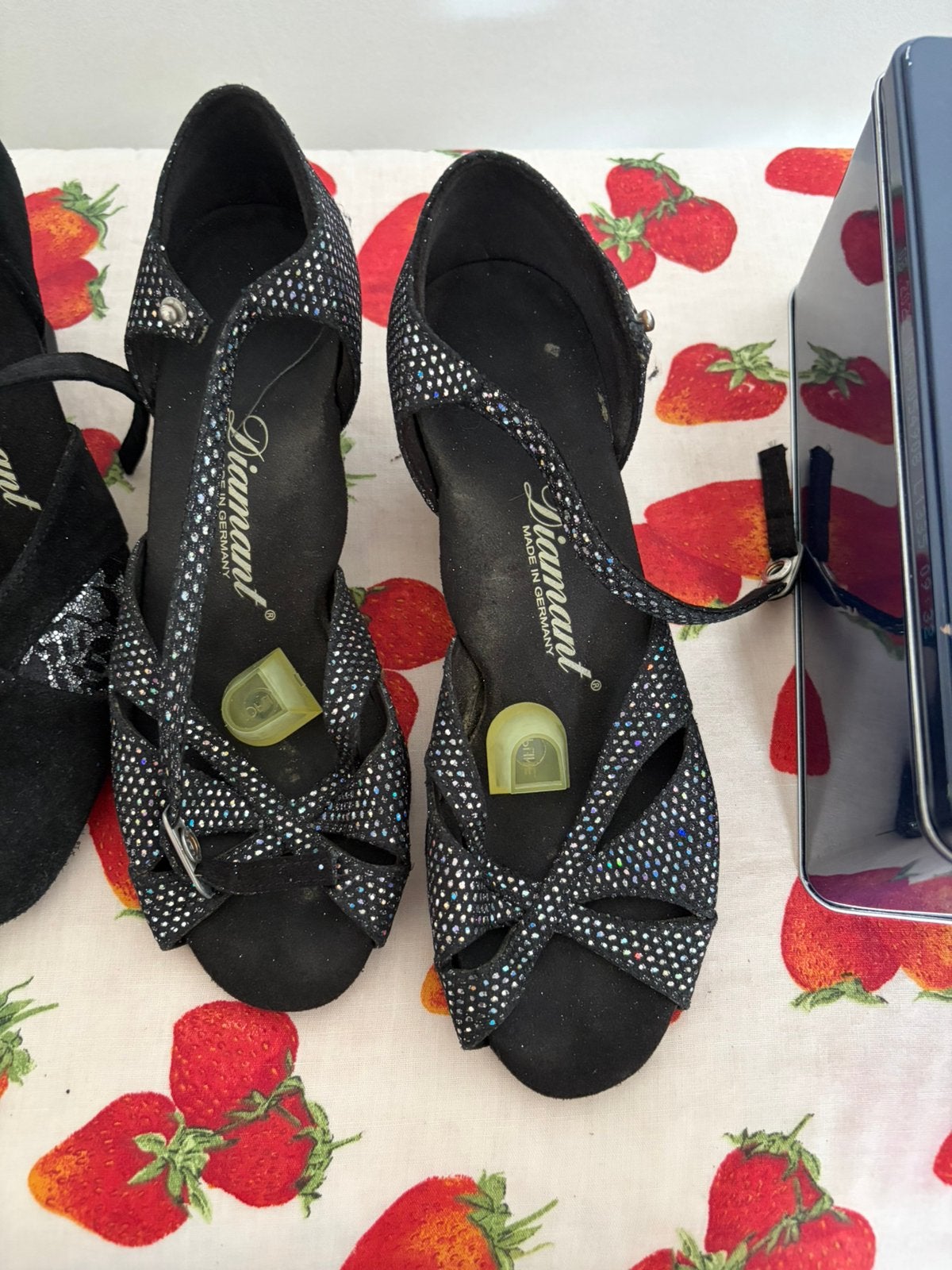 Dansschoenen met buffelleer onder de schoenen, Ophalen, Zo goed als nieuw, Dansschoenen