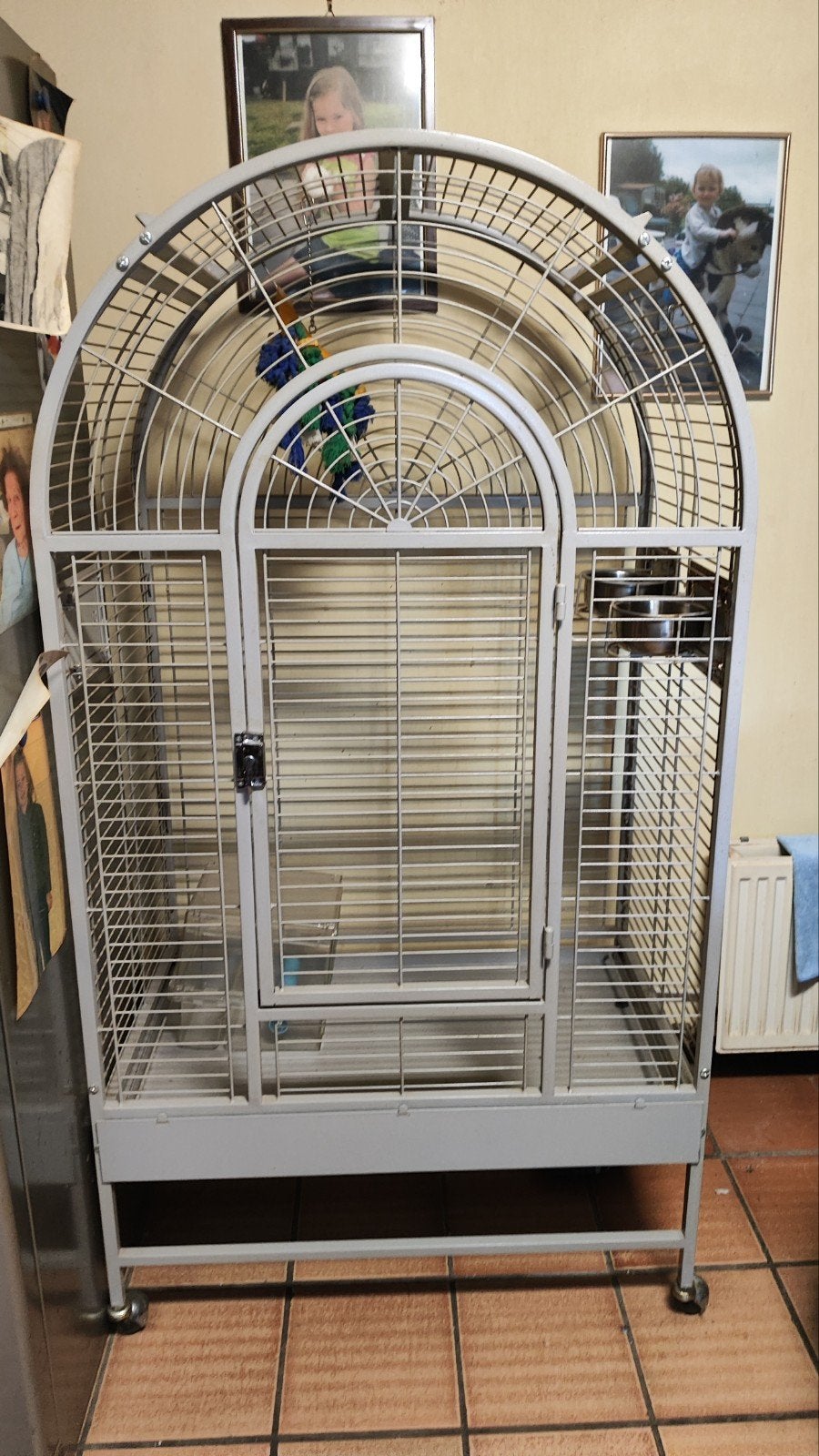 Cage à oiseaux  160 cm x 84 cm x 53 cm, Animaux & Accessoires, Oiseaux | Cages & Volières, Enlèvement, Comme neuf, Métal, Cage à oiseaux