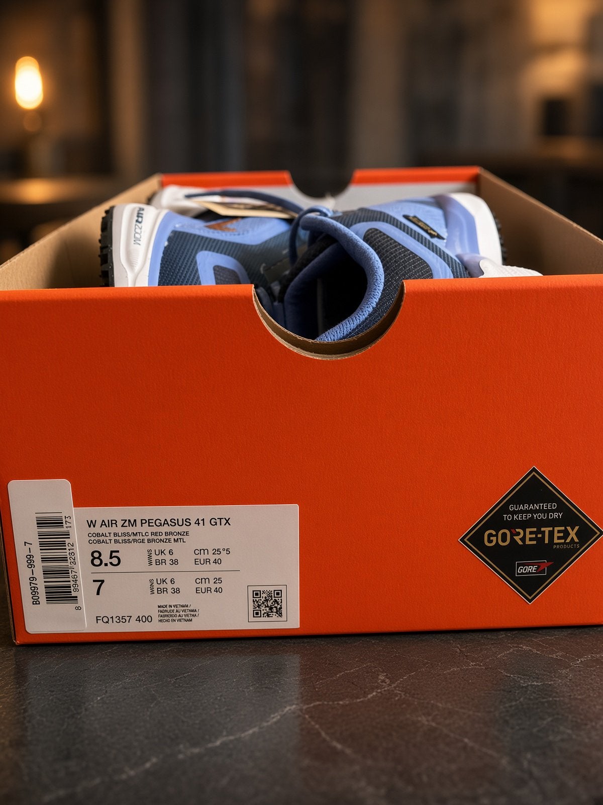 Nike Air Zoom Pegasus 41 GTX Gore-Tex maat EU 40, Neuf, Course à pied, Chaussures de course à pied, Enlèvement ou Envoi