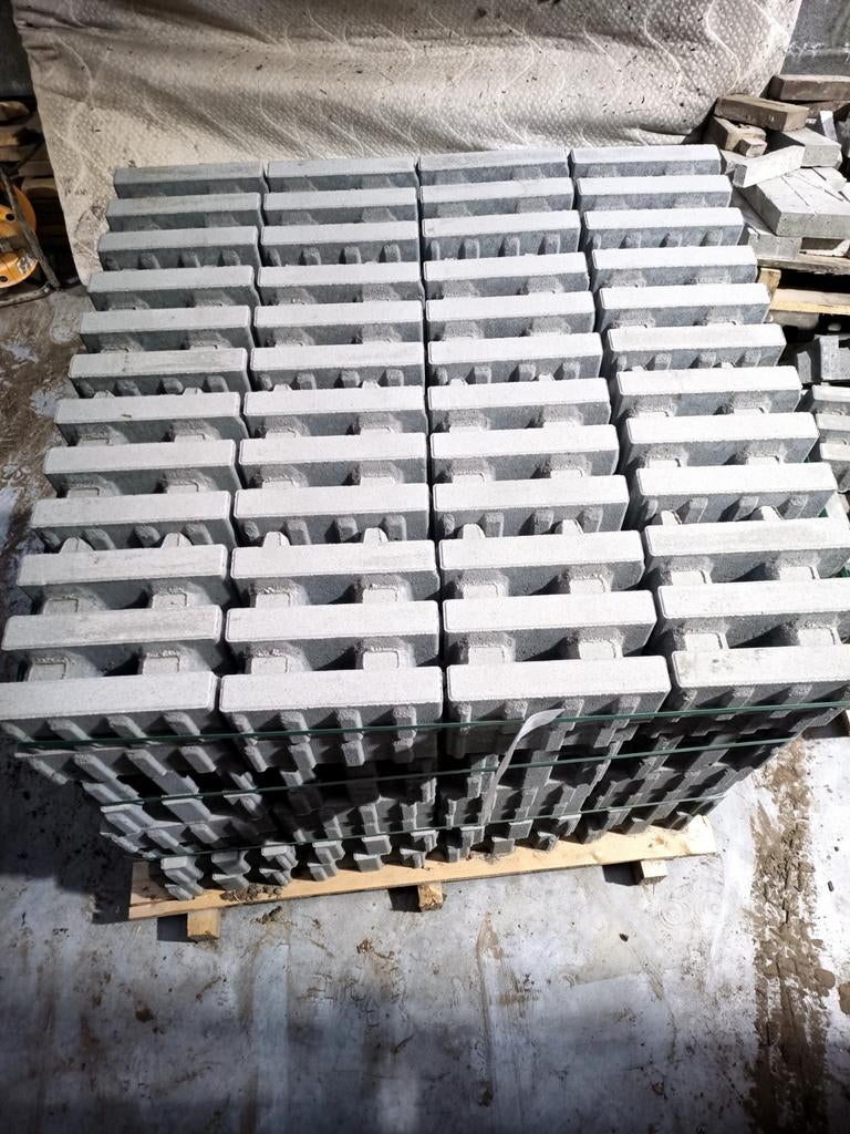 Grastegels 25x25x10, Tuin en Terras, Ophalen, Nieuw