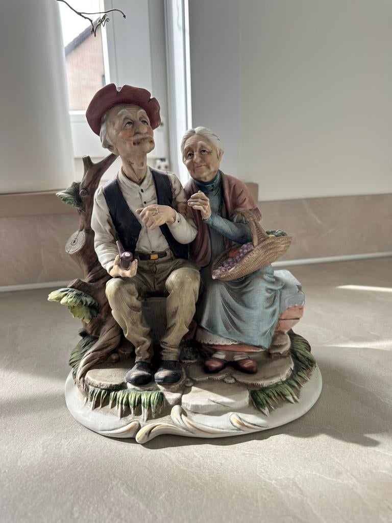 Belle statue vintage en porcelaine de Méridien royal, Enlèvement ou Envoi