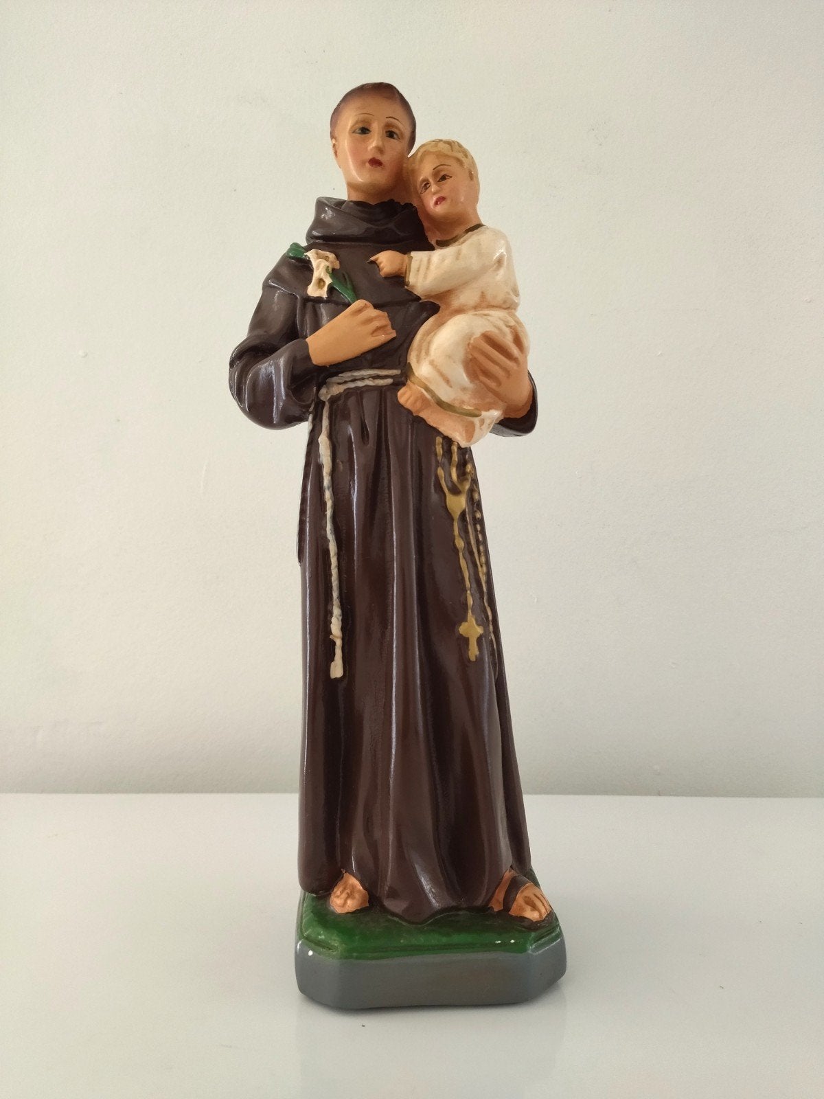 Standbeeld van Sint Antonius van Padova - Vintage jaren 50, Ophalen of Verzenden