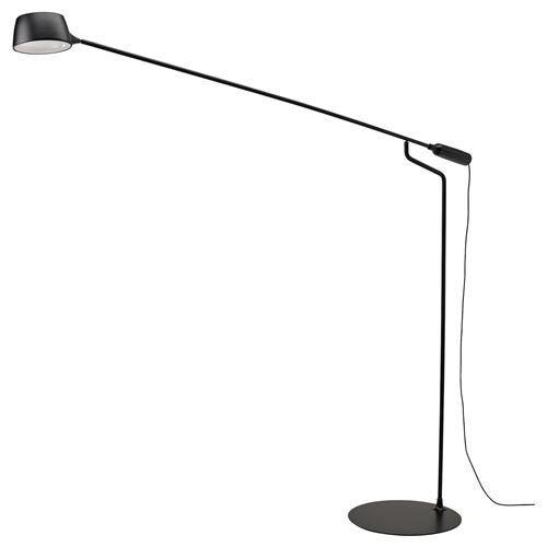 Lampadaire IKEA VAGHOJD noir orientable – Excellent état, Enlèvement, Comme neuf