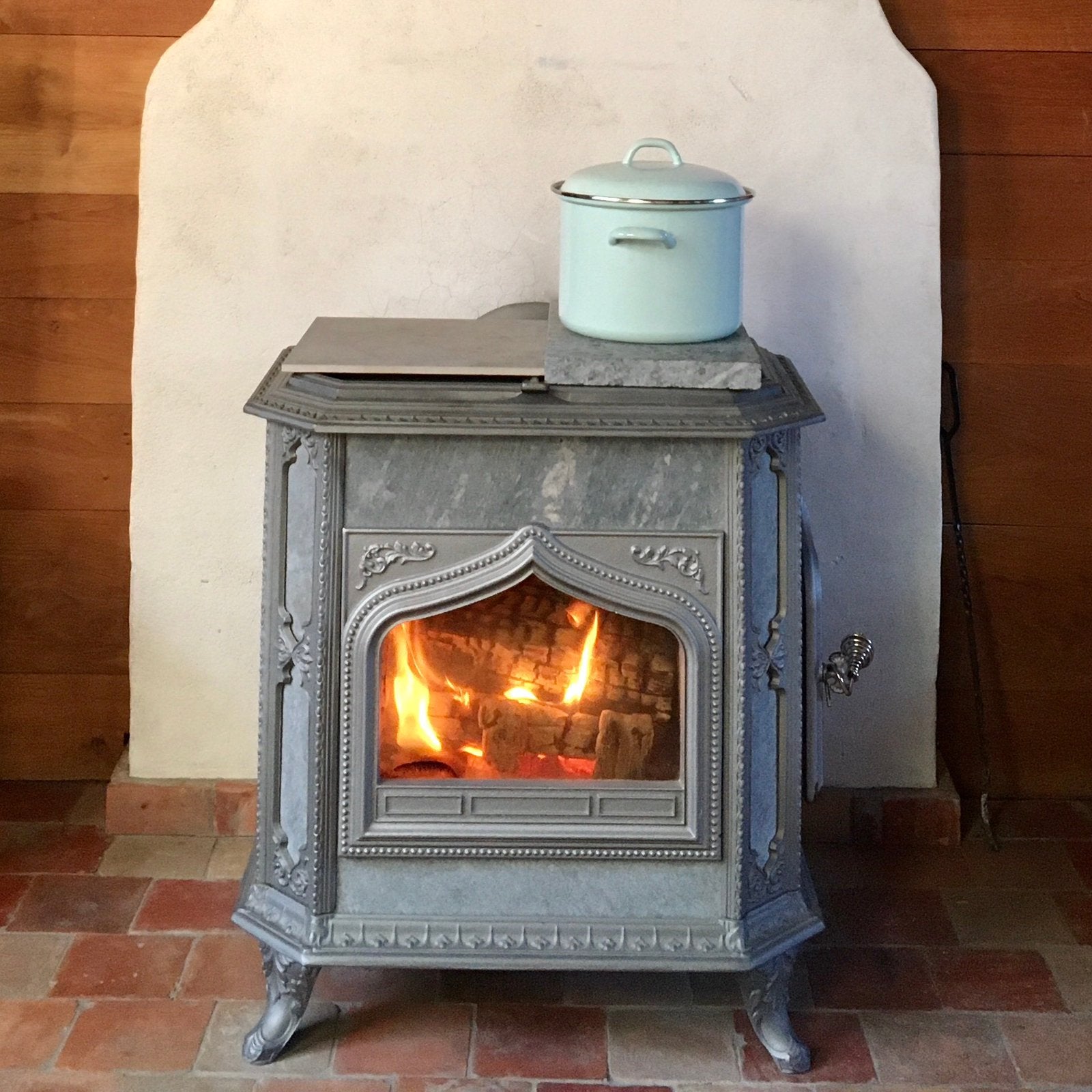 Kachel Altech hout, Enlèvement, Utilisé, Bois, Autoportant