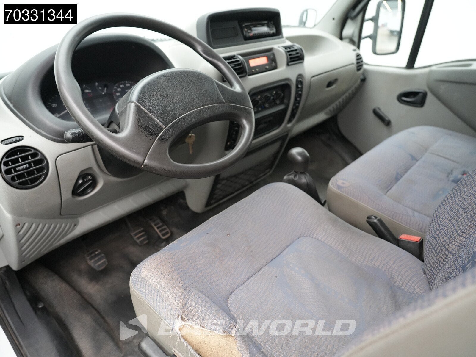 Renault Mascott 130PK Kipper Dubbellucht Trekhaak Euro6 Tipp, Auto's, 3300 kg, Stof, Gebruikt, 4 cilinders