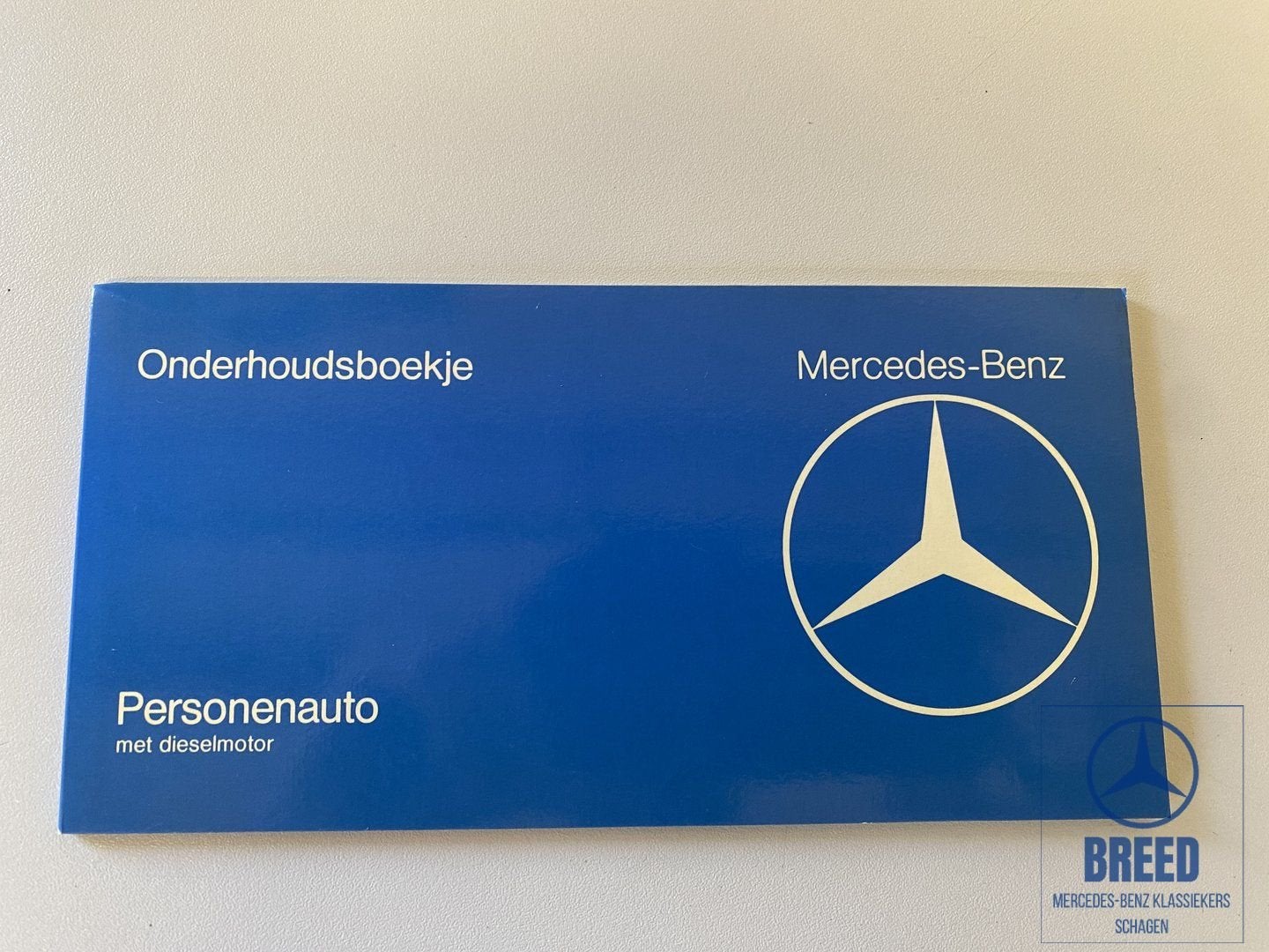 NOS onderhoudsboekje Nederlands Mercedes-Benz W123 diesel, Enlèvement ou Envoi