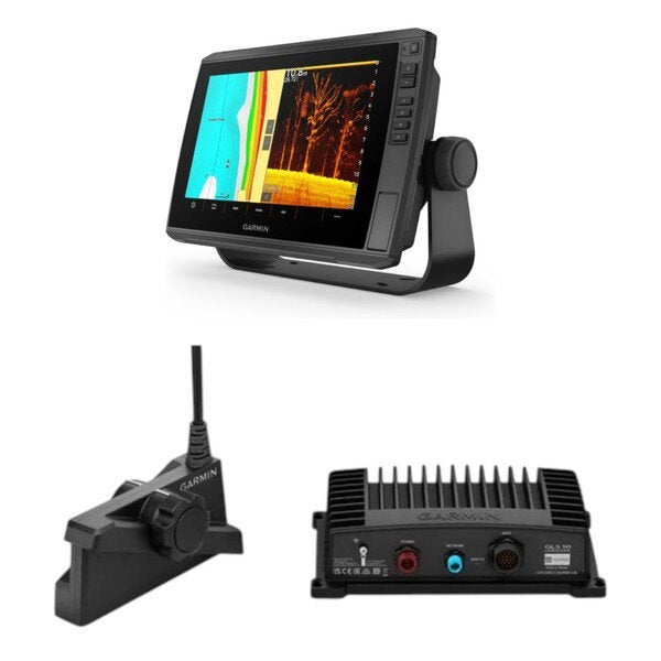 Garmin Livescope LVS34 + GLS10 + echomap SV102+ stang set, Enlèvement, Comme neuf