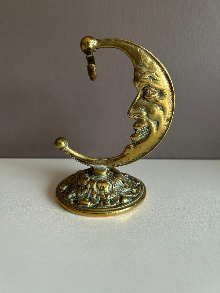 houder zakhorloge halve maan, Bijoux, Sacs & Beauté, Montres | Anciennes | Antiquités, Enlèvement, Autres matériaux, Montre de poche