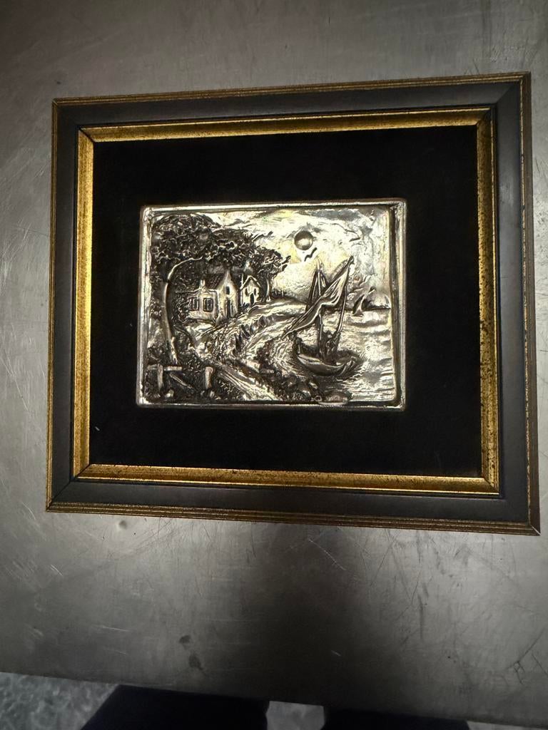 Zilveren relief, Ophalen of Verzenden