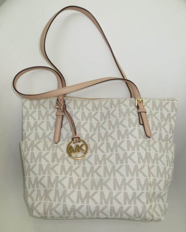 handtas shopper Michael Kors, Ophalen of Verzenden, Gebruikt, Beige, Handtas