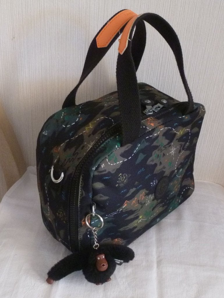 Kipling sac repas isotherme multicolore + singe, Enlèvement ou Envoi, Utilisé