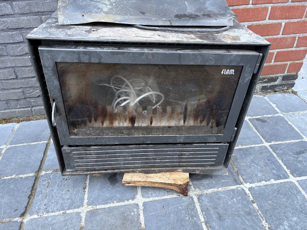 flam inbouwcassette, Ophalen, Gebruikt, Inzethaard, Houthaard