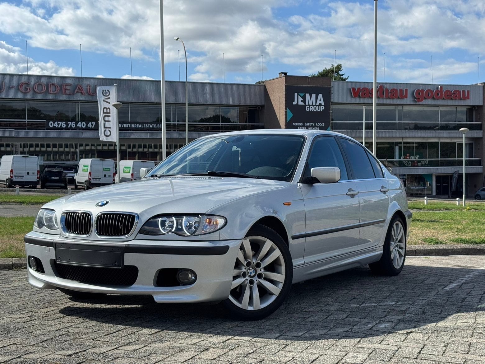 BMW 320i E46/ 118.000km/ Airco, Auto's, 1989 cc, Zwart, Parkeersensor, Bedrijf