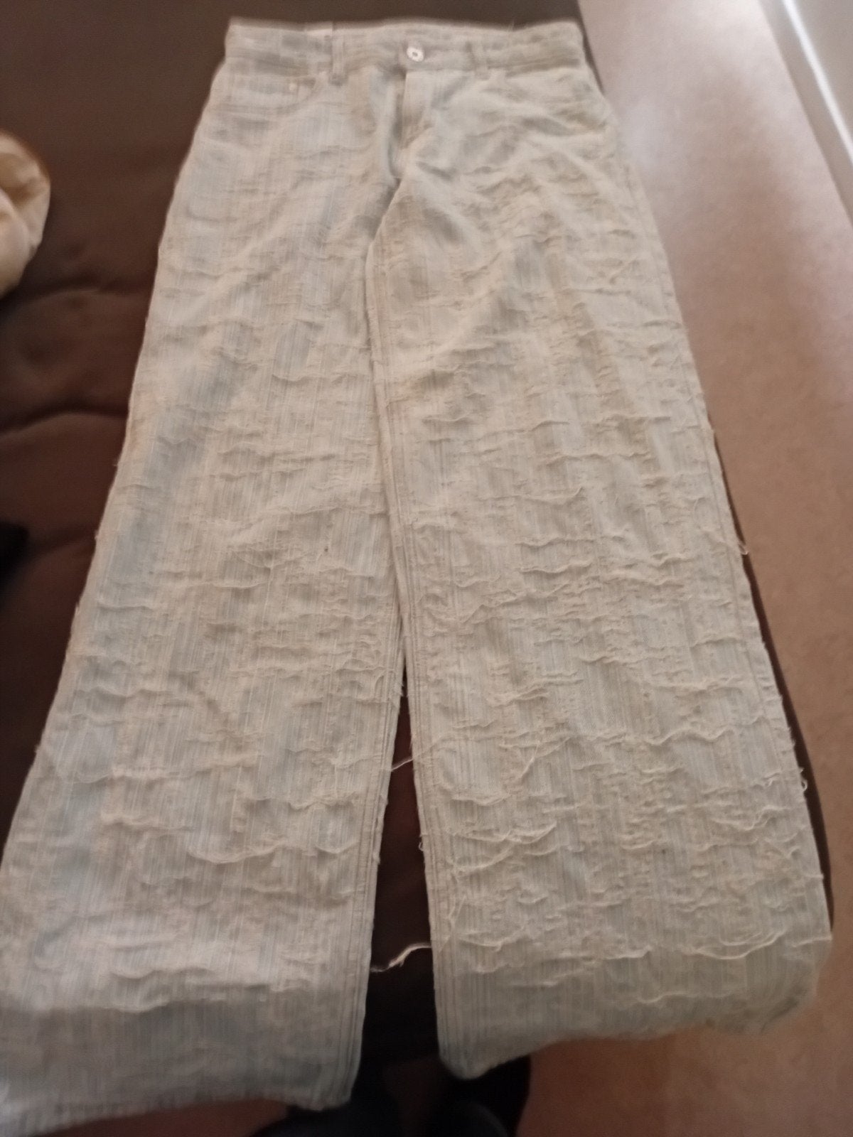 Broek in jeansmodel van katoen voor de „f”., Ophalen of Verzenden