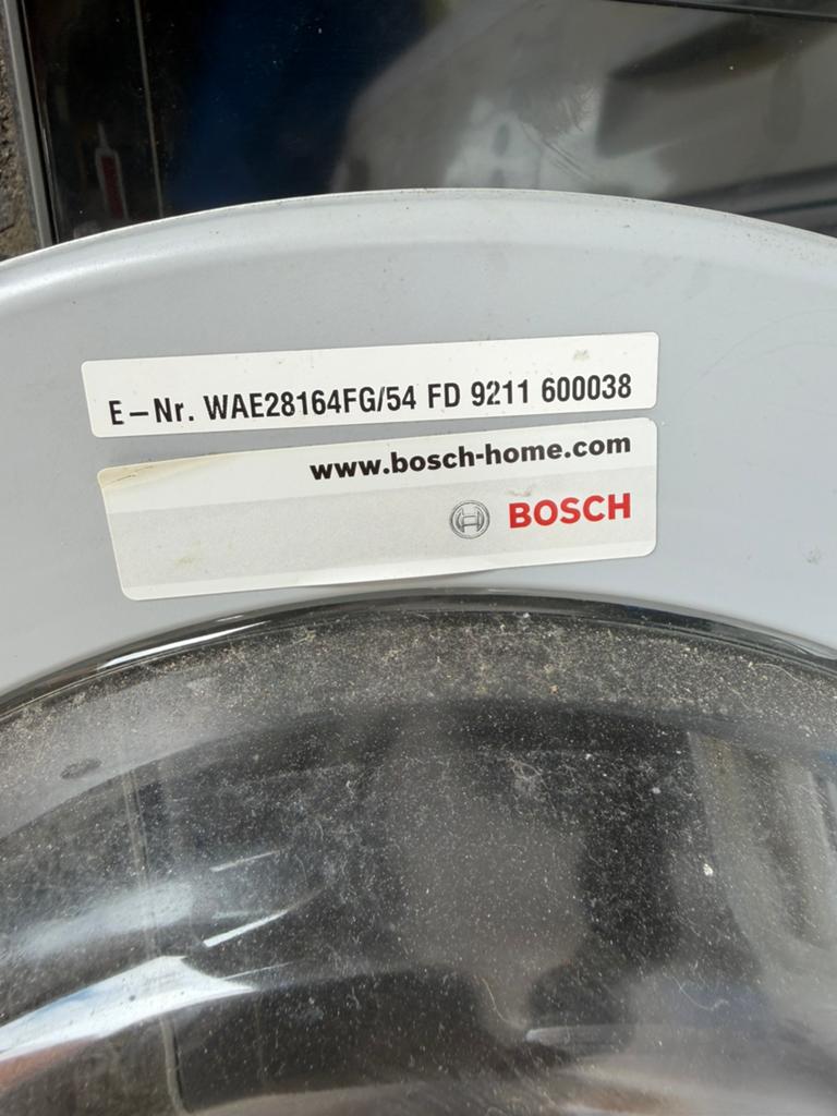 Wasmachine Bosch, Elektronische apparatuur, Ophalen, Gebruikt, Voorlader, 85 tot 90 cm