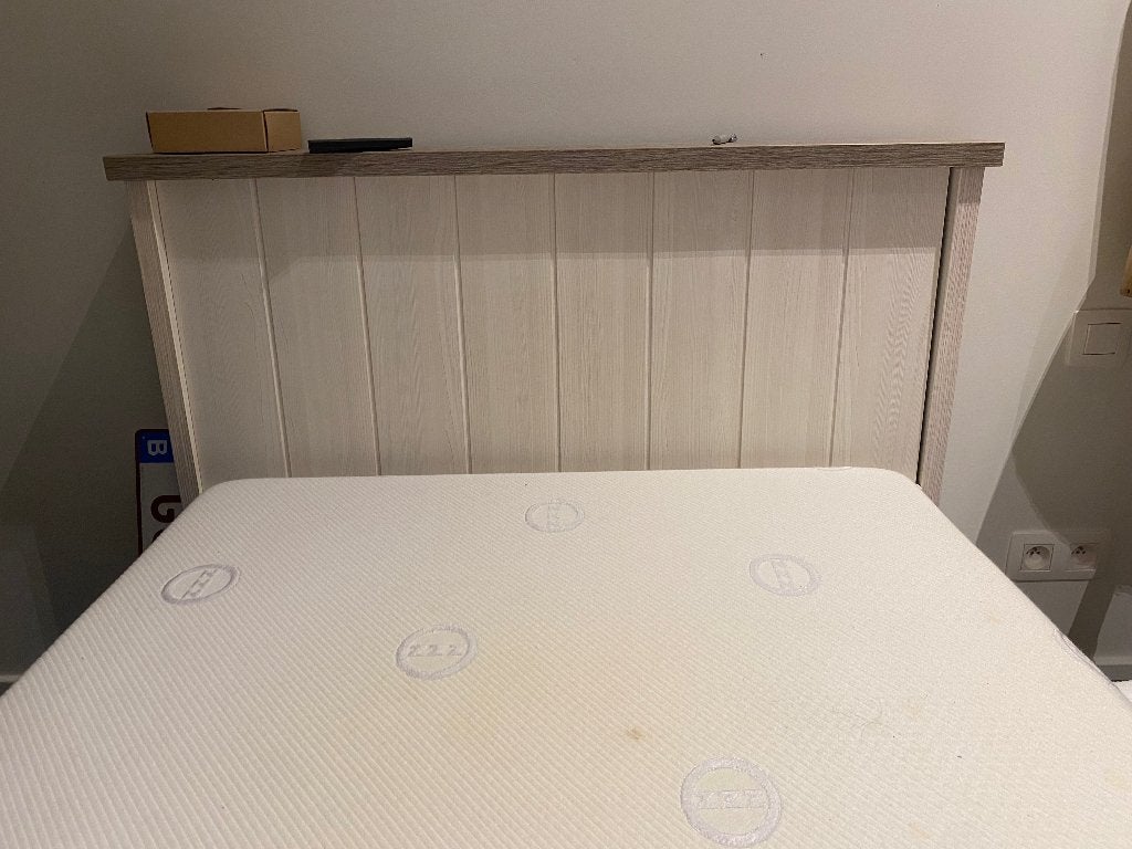 Bed 1 pers, Huis en Inrichting, Ophalen, Gebruikt, 90 cm, Eenpersoons
