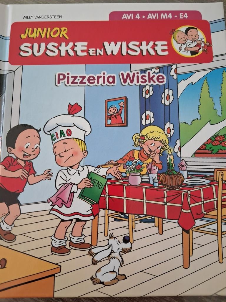 Boek Suske en Wiske junior: Pizzeria Wiske, Avi 4, Enlèvement ou Envoi, Utilisé