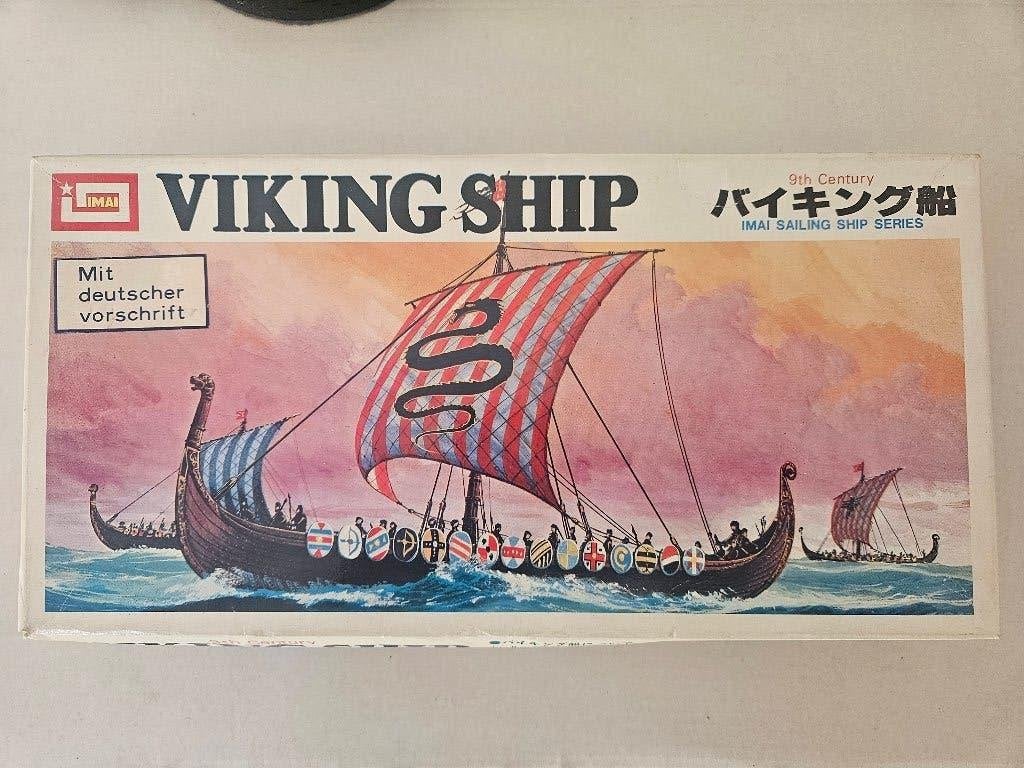 BOUWDOOS IMAI  VIKING SHIP, Hobby en Vrije tijd, Modelbouw | Auto's en Voertuigen, Ophalen, Zo goed als nieuw