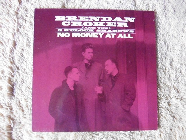 Brendan Croker And The 5 O'Clock S – No Money At All (12"), Zo goed als nieuw, Pop, EP, 12 inch