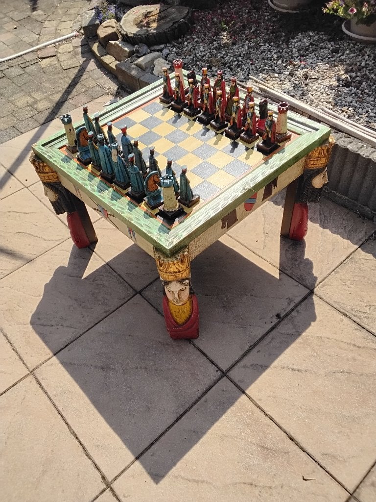 Table d'échecs, 1 ou 2 joueurs, Enlèvement, Comme neuf, Overig