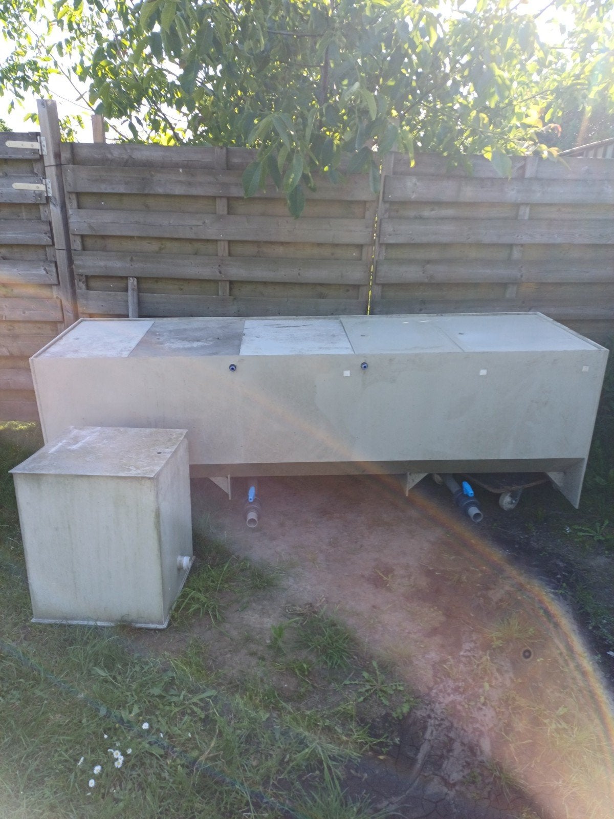 Filtre à 5 compartiments Filtreco avec tamis correspondant, Jardin & Terrasse, Enlèvement, Filtre de bassin