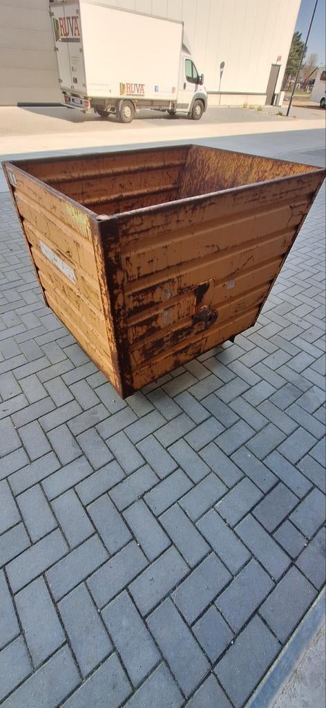 Metalen afvalbak, Tuin en Terras, Ophalen