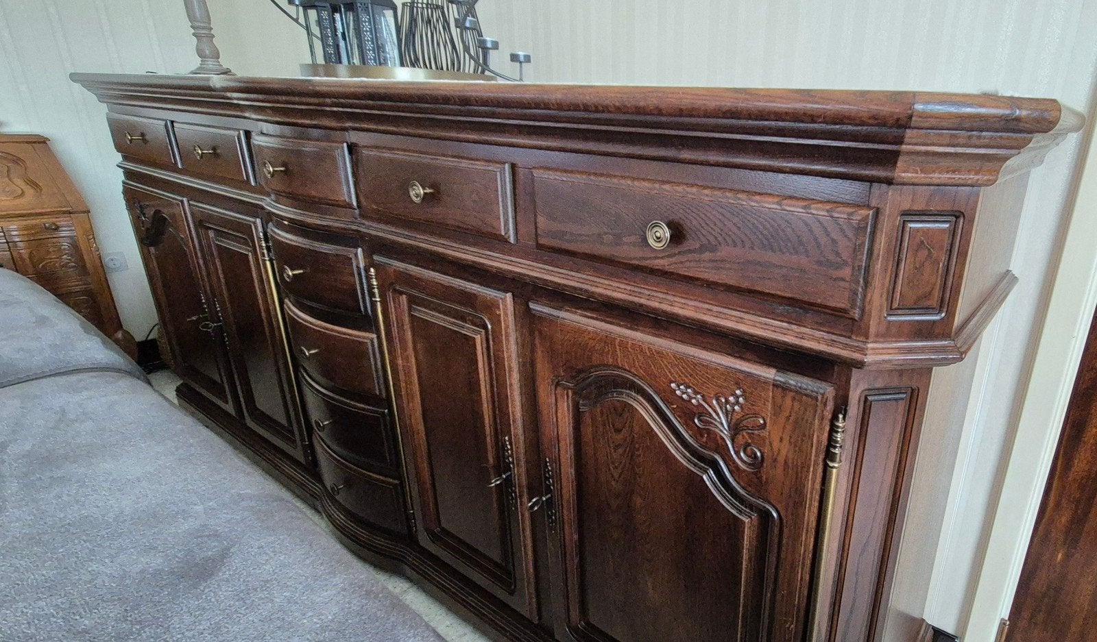 Dressoir kast te koop, Avec tiroir(s), 200 cm ou plus, Enlèvement, Utilisé