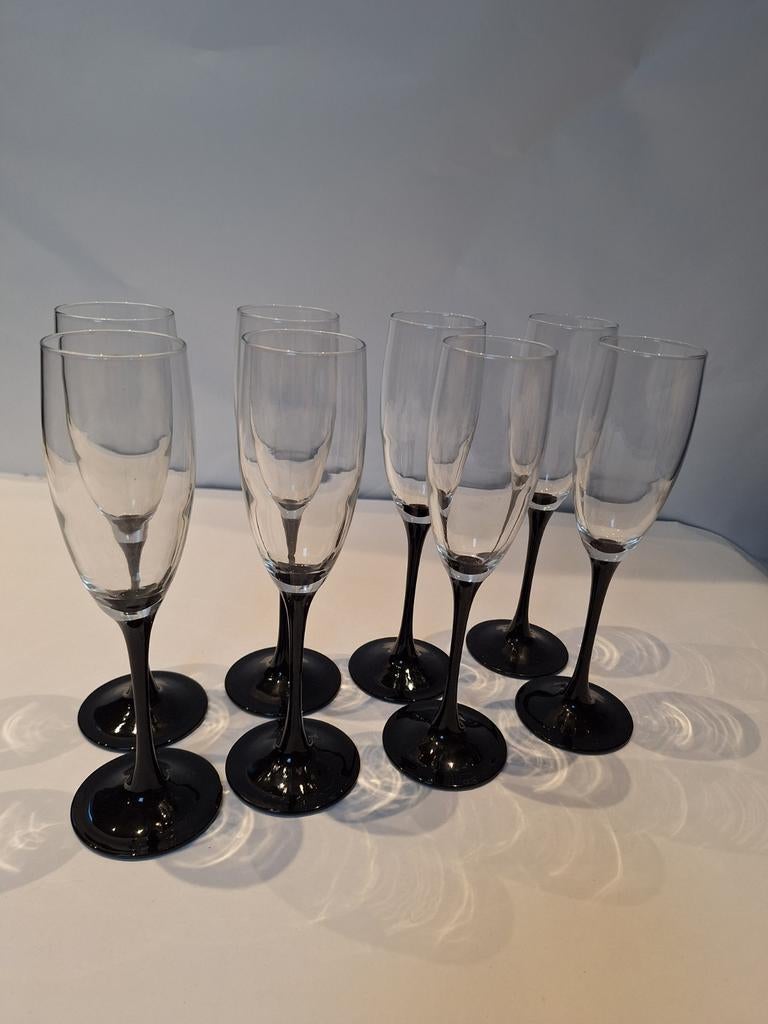 Verres à champagne vintage Domino 8 de la série Luminarc Fra, Enlèvement ou Envoi