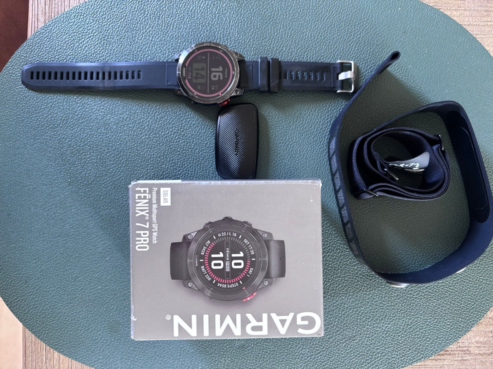 Garmin Fenix 7 Pro Solar + hartslagmeter, Ophalen, Waterdicht, Hoogte, Gebruikt