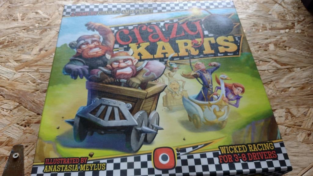 Crazy karts, Trois ou quatre joueurs, Enlèvement, Comme neuf, Portal games