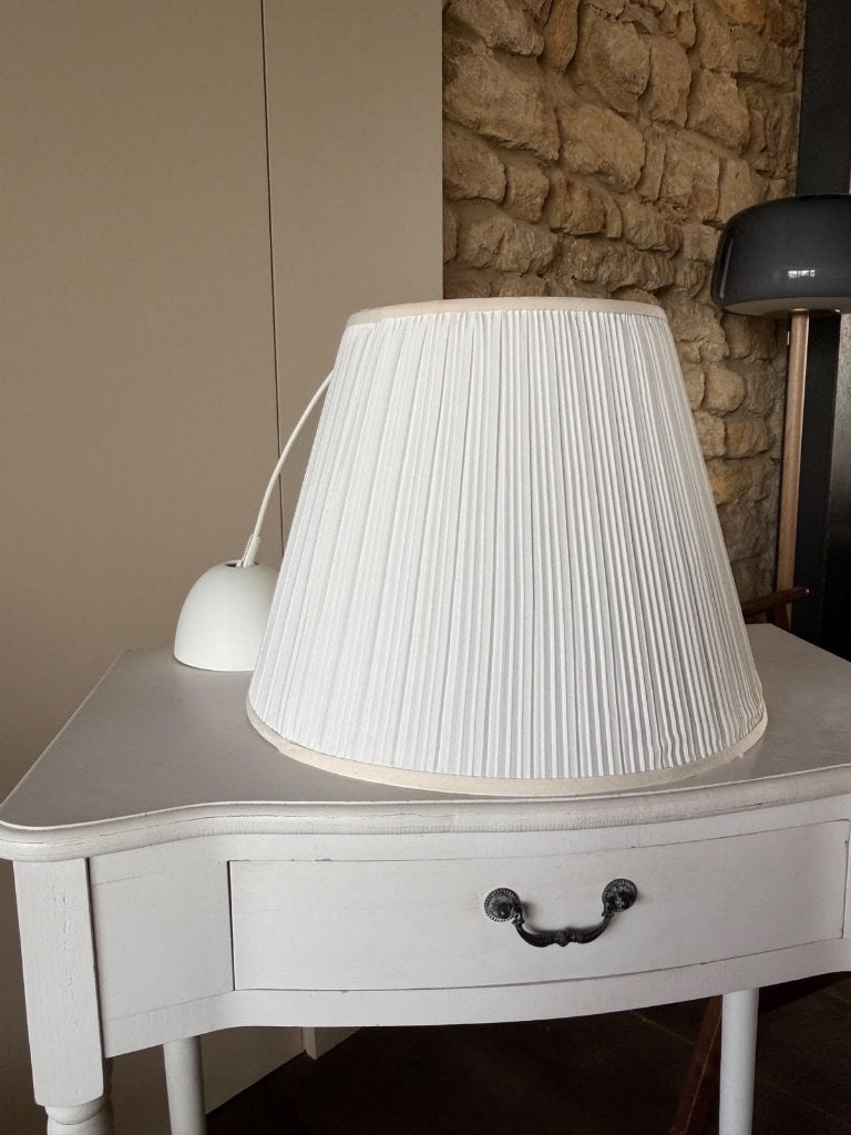 Abat jour MYRHULT, Huis en Inrichting, Gebruikt, Wit, Rond, 42 cm