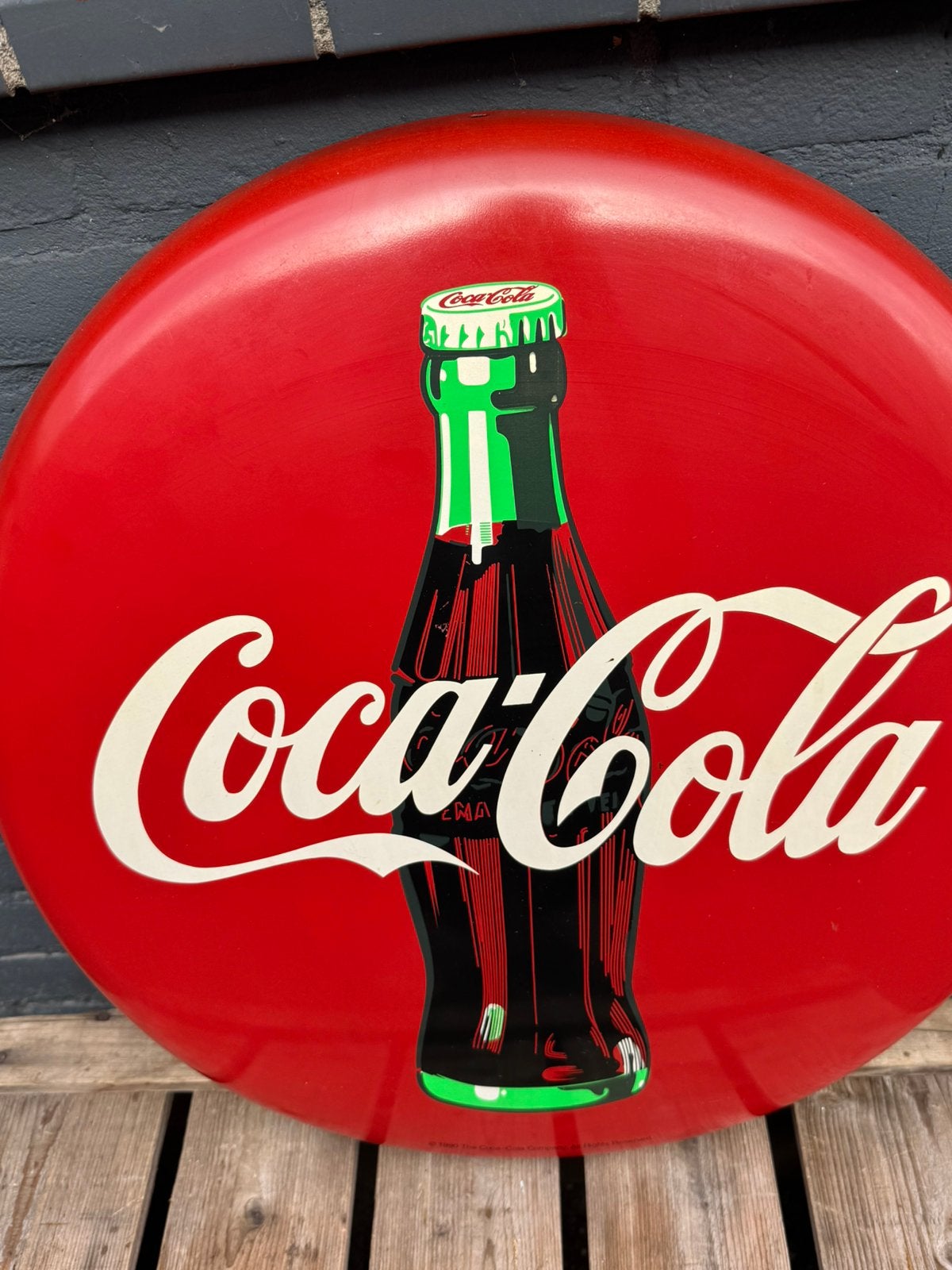 Ancien panneau d'affichage Coca Cola, Panneau publicitaire, Enlèvement ou Envoi, ., Utilisé