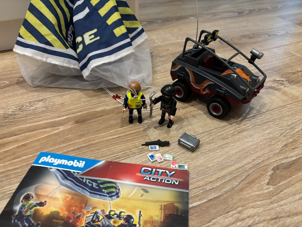 Playmobil politie parachute, Ophalen of Verzenden
