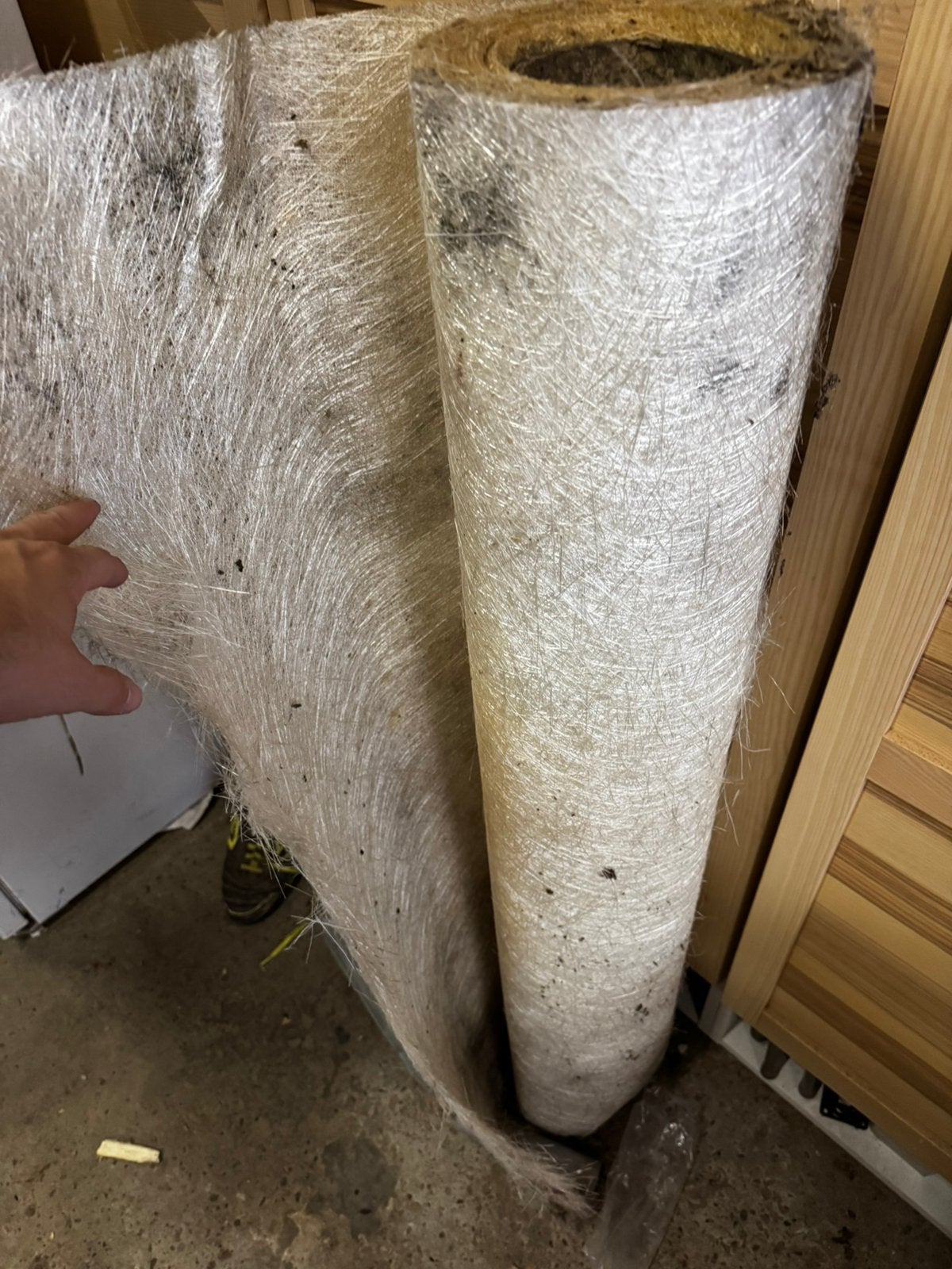 Glasvezel matten voor polyester / epoxy, Doe-het-zelf en Bouw, Ophalen, Zo goed als nieuw