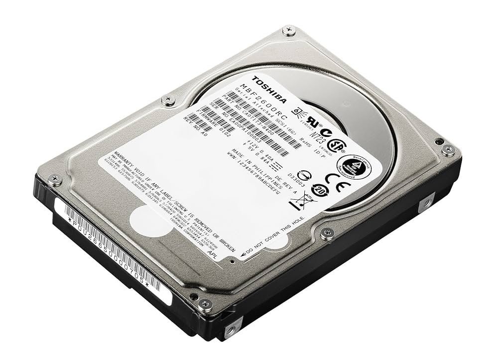 600GB Toshiba SFF SAS HDD MBF2600RC OUTLET, Niet ingevuld, Enlèvement ou Envoi, Niet ingevuld, Utilisé