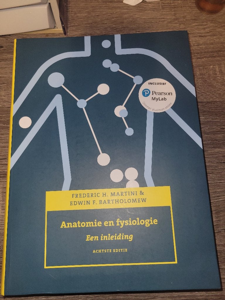 Anatomie en Fysiologie, een inleiding, 8e editie, Livres, Livres d'étude & Cours, Enlèvement ou Envoi, Comme neuf, Enseignement supérieur