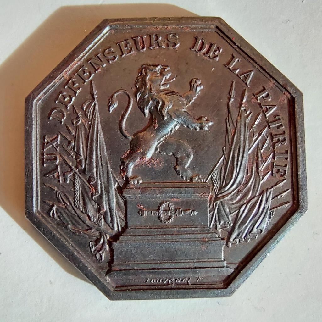 Medaille croix de fer 2ème classe. Révolution belge 1830, Envoi, Autres matériaux