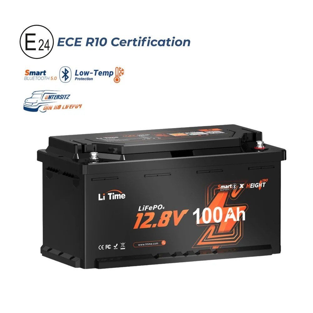 Batterie au lithium-phosphate de fer, Caravanes & Camping, Camping-car Accessoires, Comme neuf, Enlèvement