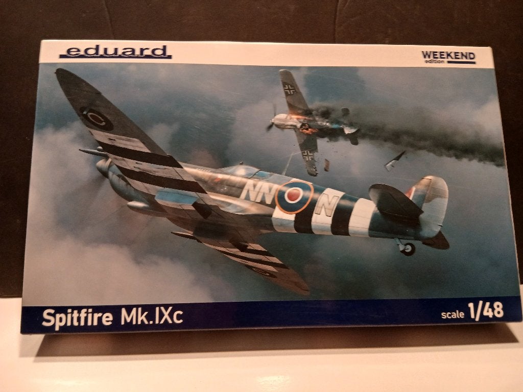 Eduard (84183): Supermarine Spitfire Mk.ixc om 1:48, Overige merken, Ophalen of Verzenden, Zo goed als nieuw, Groter dan 1:72