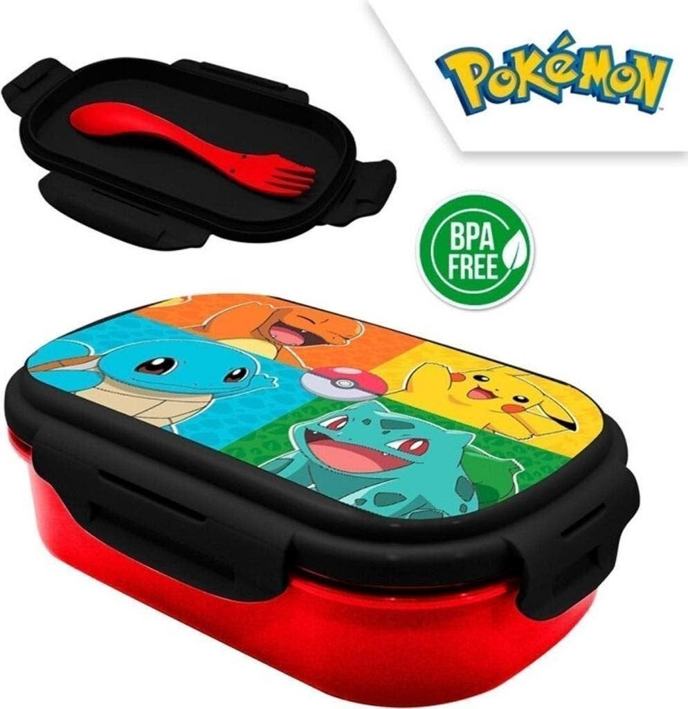 Pokemon Broodtrommel met Bestek - Brooddoos / Lunchbox, Ophalen of Verzenden, Nieuw