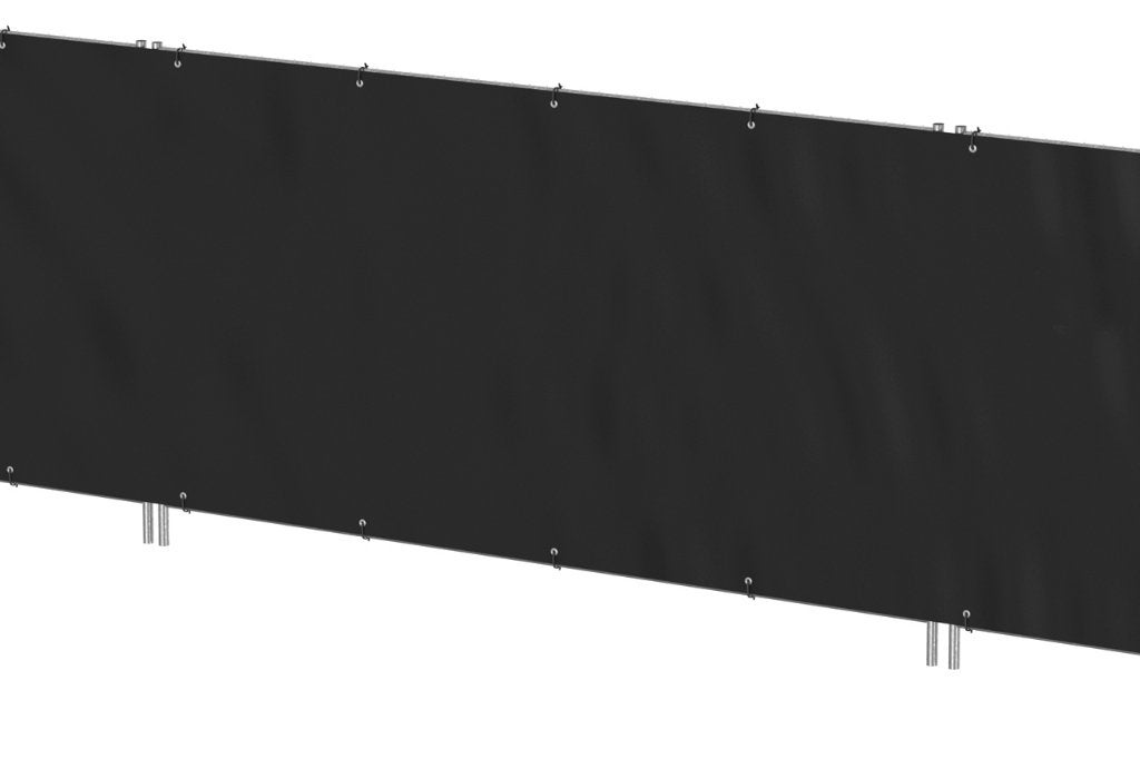 Voile ignifuge de 50 m en rouleau, Bricolage & Construction, Bâches & Films, Enlèvement, Neuf, 15 m² ou plus, Voile