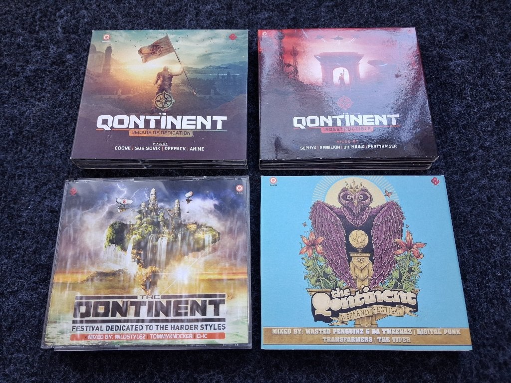 Lot The Qontinent hardcore compilaties, Cd's en Dvd's, Ophalen of Verzenden, Zo goed als nieuw, Hardcore, Verzamelalbum