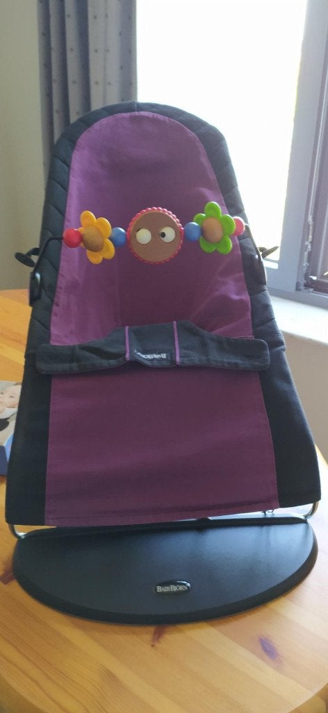 baby bjorn relax, Kinderen en Baby's, Wipstoeltjes, Gebruikt, Wipstoel, Met gordel(s) of riempje(s), Ophalen
